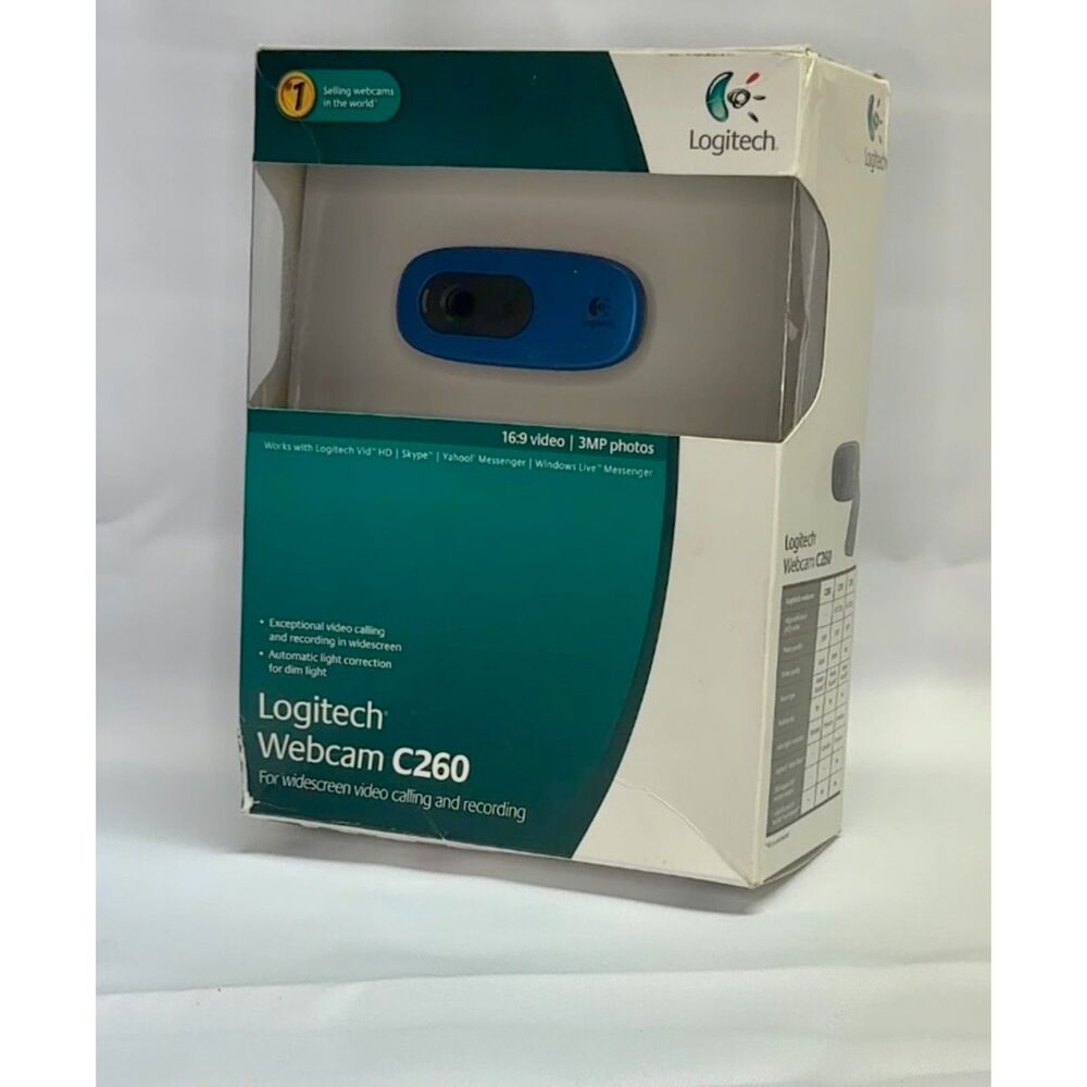 Logitech Webcam C260 - Web Camera - Color - 1280 X 720 - Audio - USB 2.0